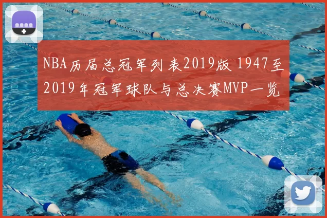 NBA历届总冠军列表2019版 1947至2019年冠军球队与总决赛MVP一览